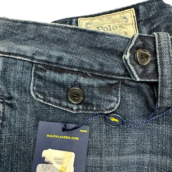 Polo by Ralph Lauren Super Wide Leg Flare Denim Jeans - Picture 6 of 8